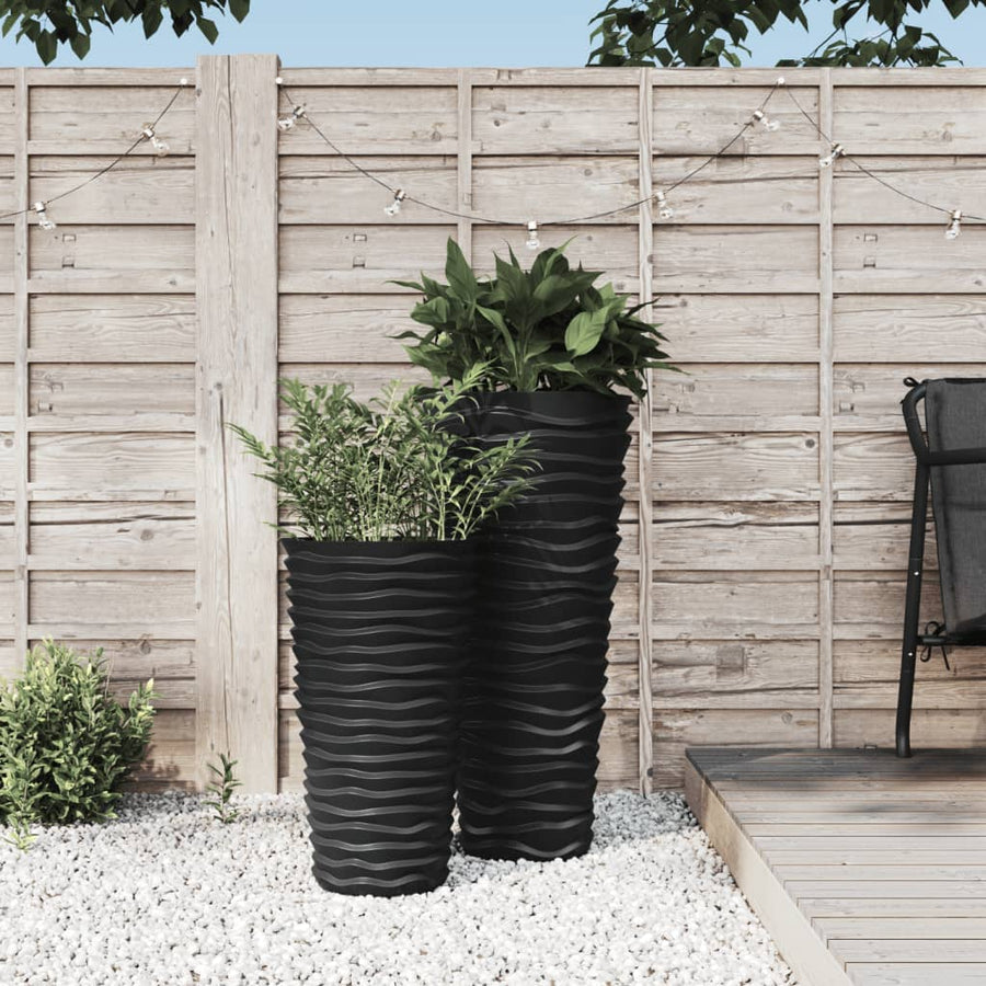 Plantenbak Met Uitneembare Bak Geribbeld 8/ Pp 22 l