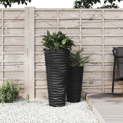 Plantenbak Met Uitneembare Bak Geribbeld 18/ Pp