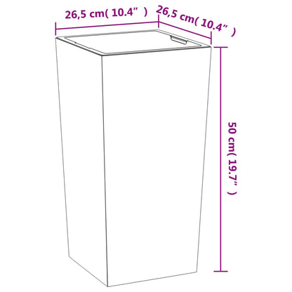 Plantenbak Uitneembare Bak Beton-Look 11/26,5 L Pp 26.5 l