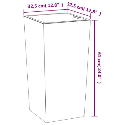 Plantenbak Met Uitneembare Bak Beton-Look 21/ Pp