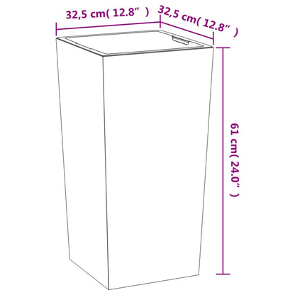Plantenbak Met Uitneembare Bak Beton-Look 21/ Pp 49 l