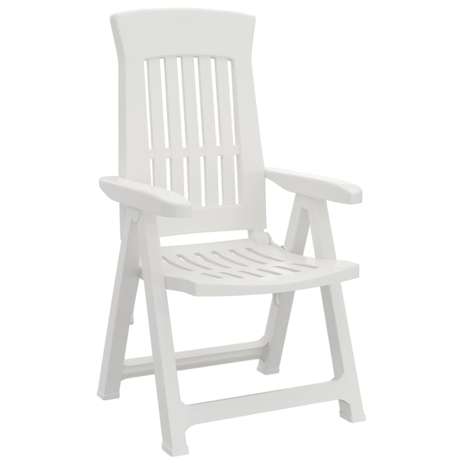 Tuinstoelen Verstelbaar Pp Wit