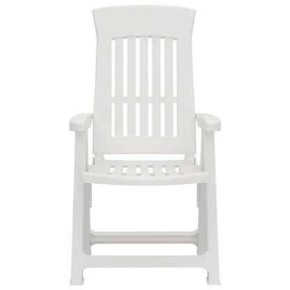 Tuinstoelen Verstelbaar Pp Wit