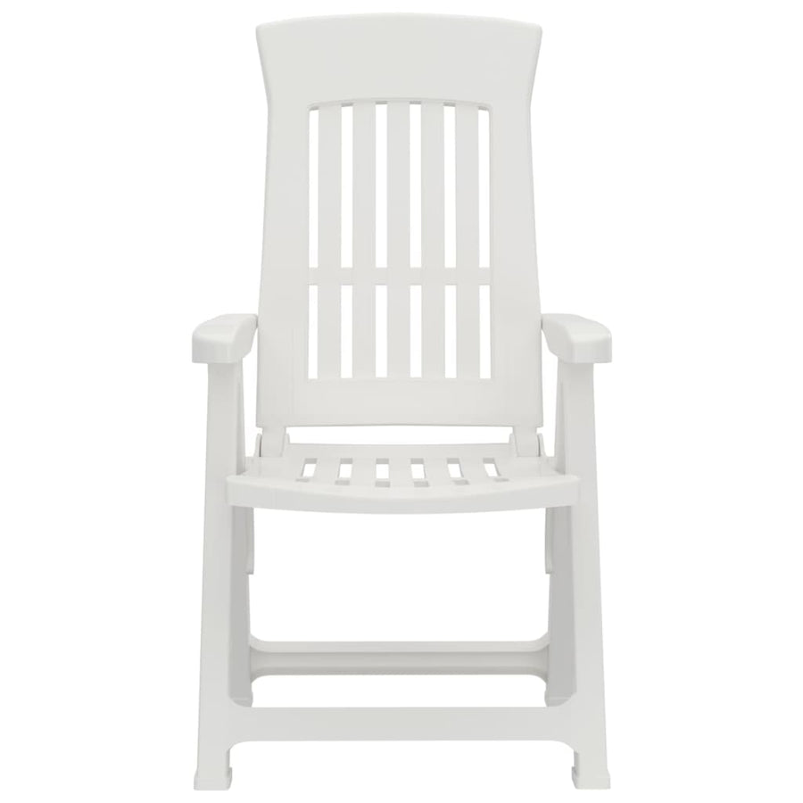 Tuinstoelen Verstelbaar Pp Wit