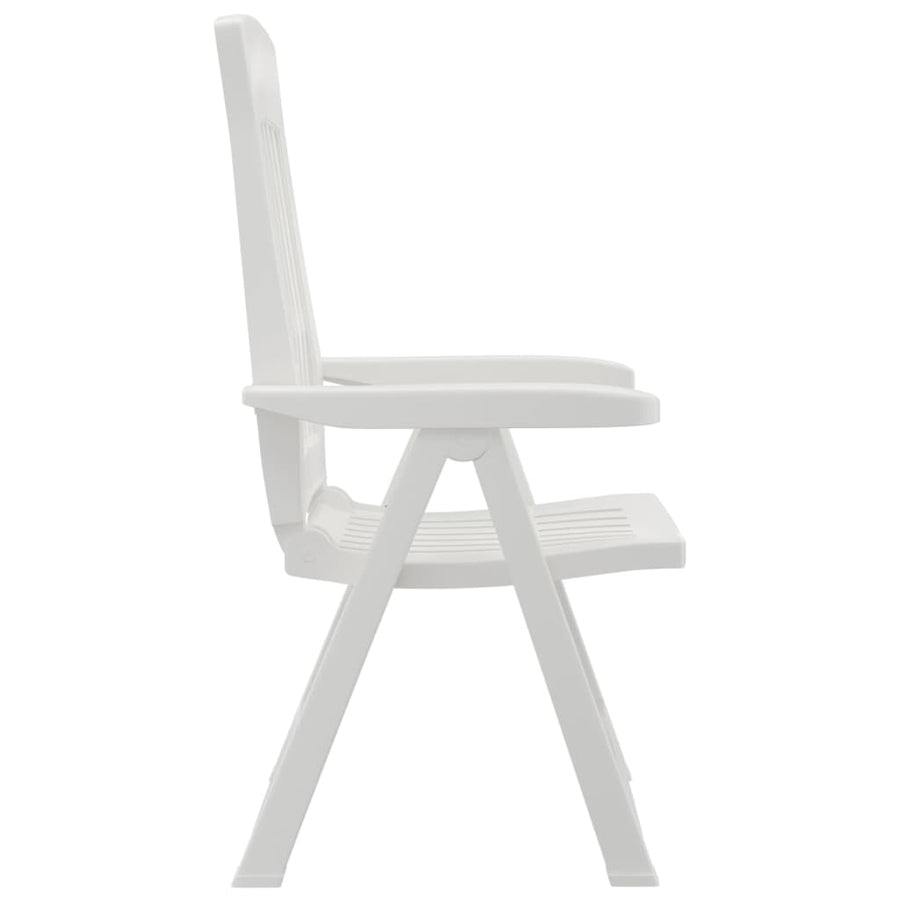 Tuinstoelen Verstelbaar Pp Wit