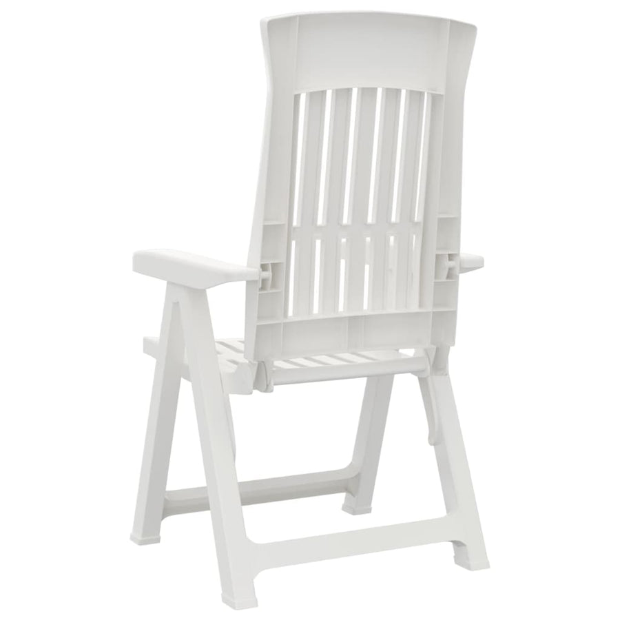 Tuinstoelen Verstelbaar Pp Wit