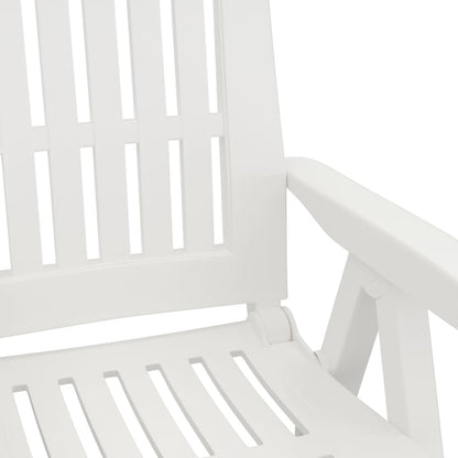 Tuinstoelen Verstelbaar Pp Wit