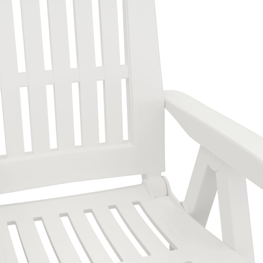 Tuinstoelen Verstelbaar Pp Wit