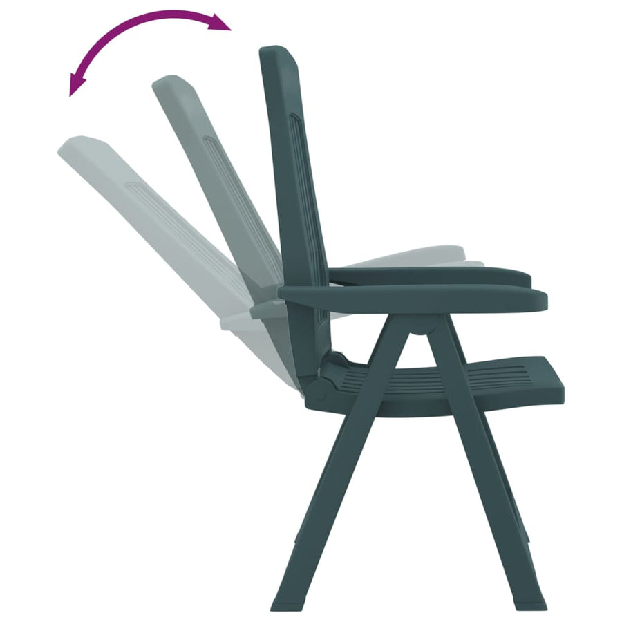 Tuinstoelen Verstelbaar Pp Groen