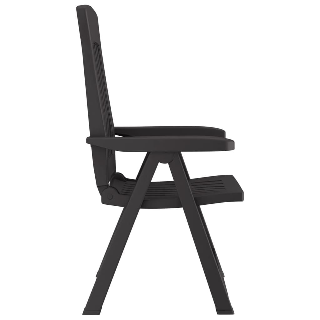 Tuinstoelen Verstelbaar Pp Kleurig Antraciet