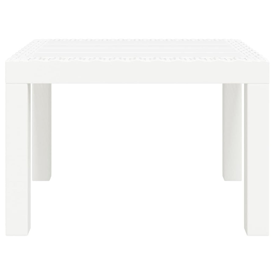 Tuintafel 59X47X40 Cm Pp Wit