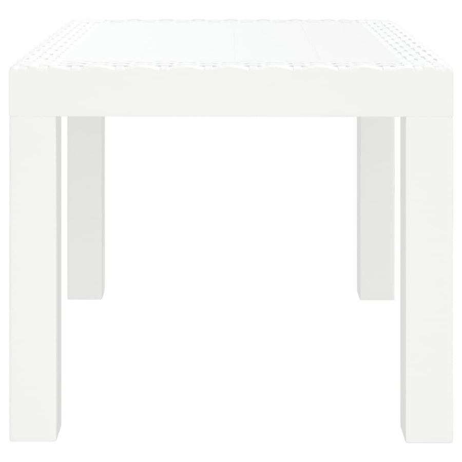 Tuintafel 59X47X40 Cm Pp Wit