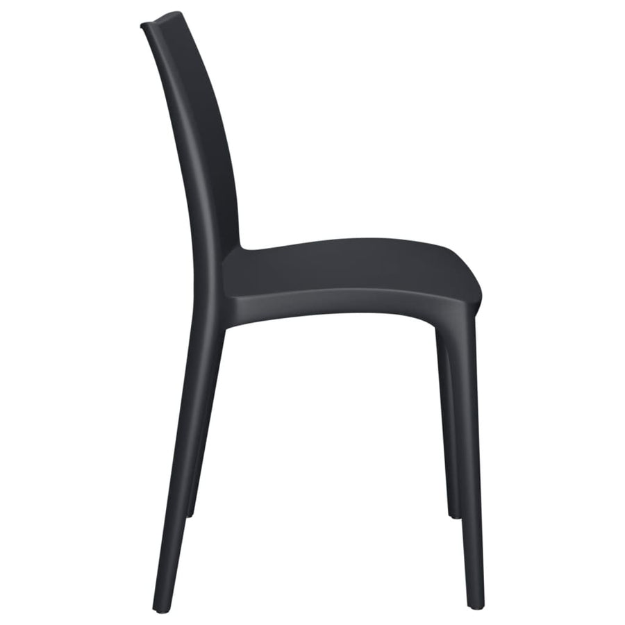 Tuinstoelen 50X46X80 Cm Polypropeen Kleurig Antraciet