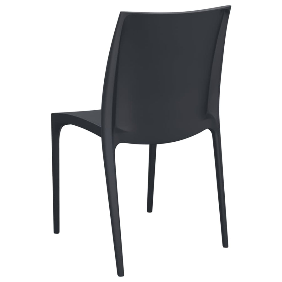 Tuinstoelen 50X46X80 Cm Polypropeen Kleurig Antraciet