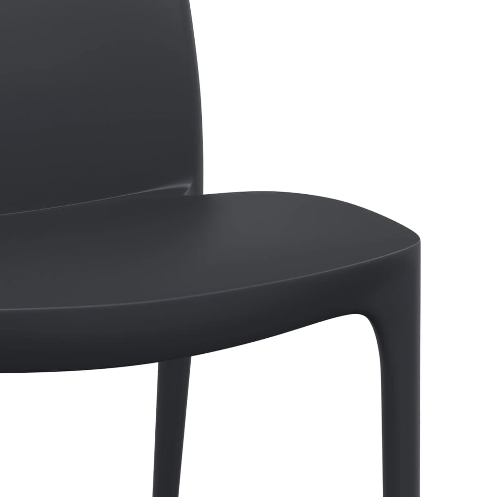 Tuinstoelen 50X46X80 Cm Polypropeen Kleurig Antraciet