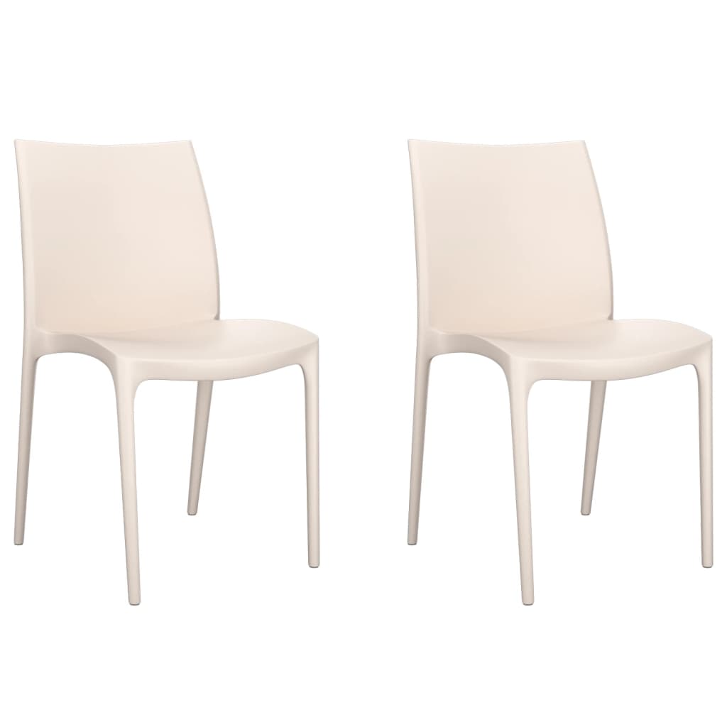 Tuinstoelen 50X46X80 Cm Polypropeen Kleurig crème