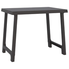 Campingtafel Hout-Look 79X56X64 Cm Pp Kleurig Antraciet