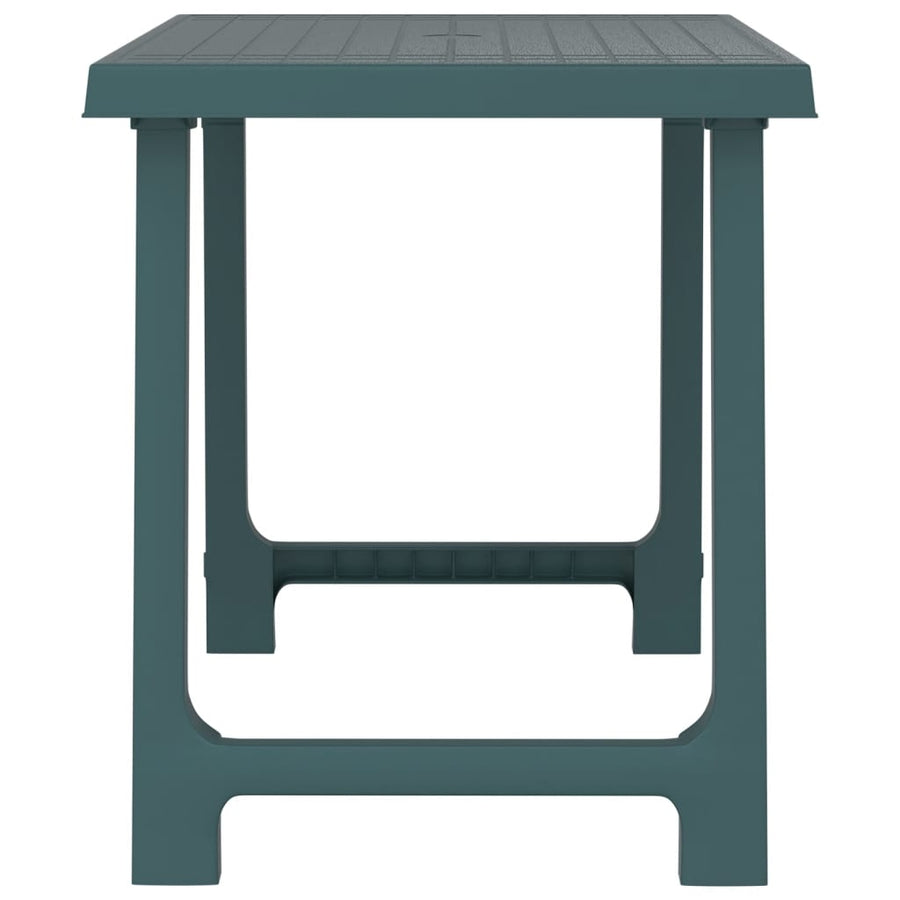 Campingtafel Hout-Look 79X56X64 Cm Pp Groen