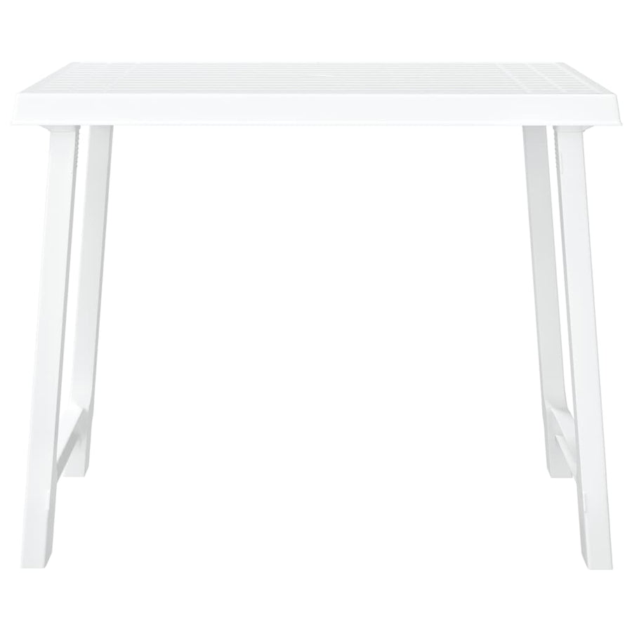 Campingtafel Hout-Look 79X56X64 Cm Pp Wit