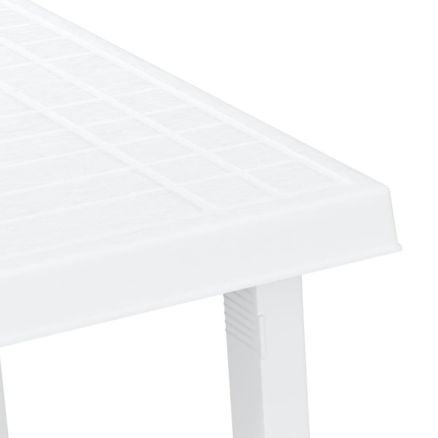 Campingtafel Hout-Look 79X56X64 Cm Pp Wit