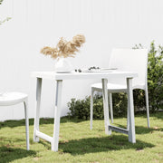 Campingtafel 79x56x64 cm PP wit hout-look
