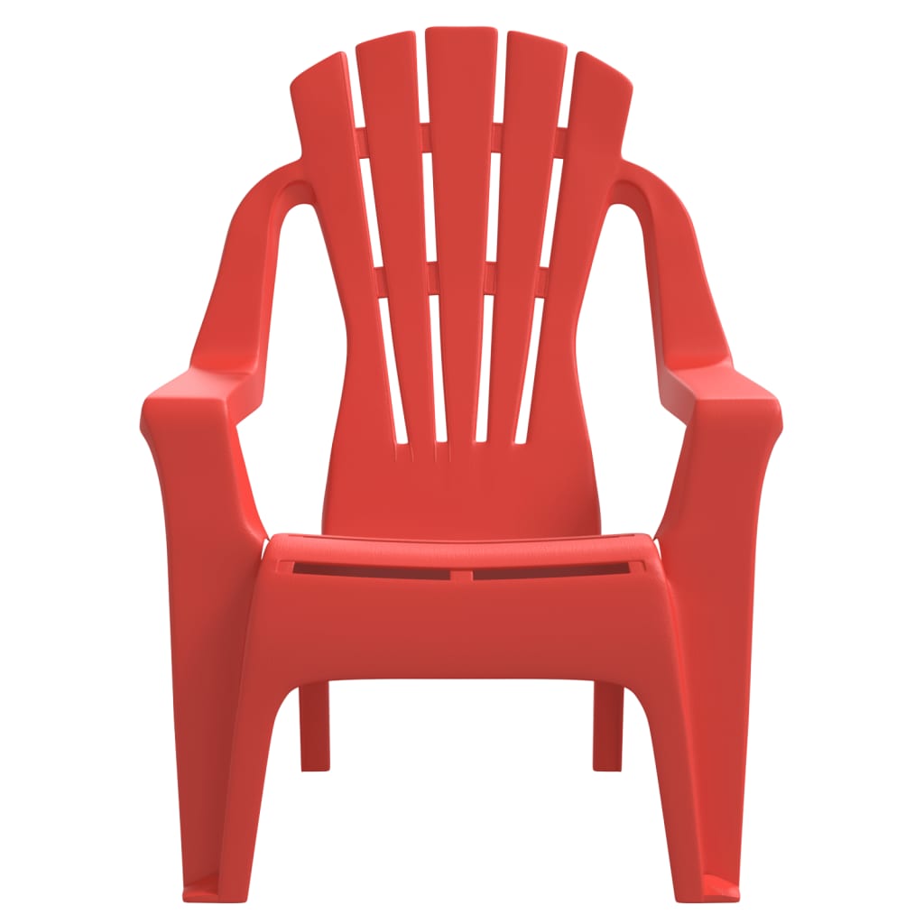 Kindertuinstoelen Hout-Look 37X34X44 Cm Polypropeen Rood