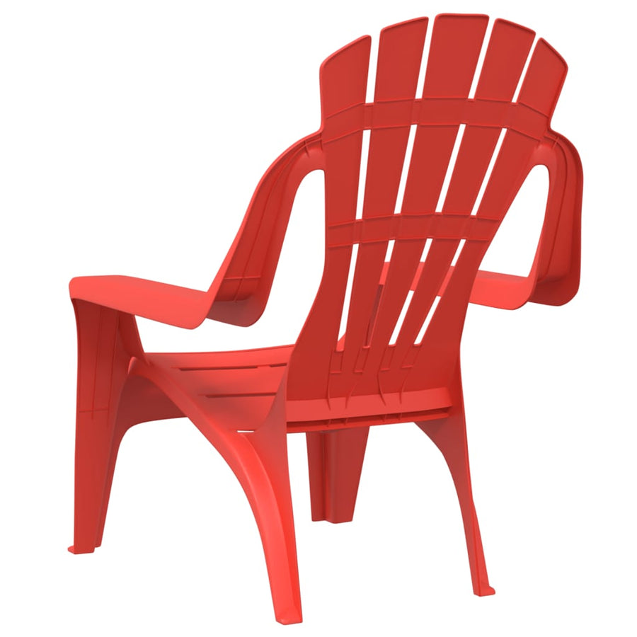 Kindertuinstoelen Hout-Look 37X34X44 Cm Polypropeen Rood