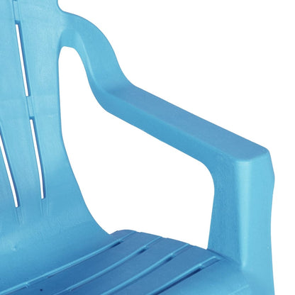 Kindertuinstoelen Hout-Look 37X34X44 Cm Polypropeen Blauw