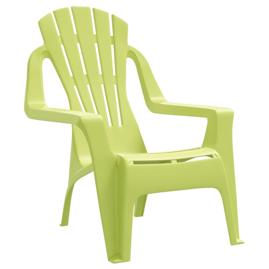 Kindertuinstoelen Hout-Look 37X34X44 Cm Polypropeen Groen