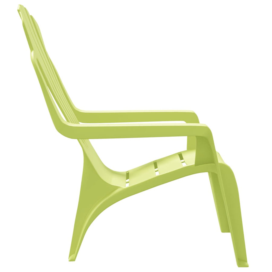 Kindertuinstoelen Hout-Look 37X34X44 Cm Polypropeen Groen