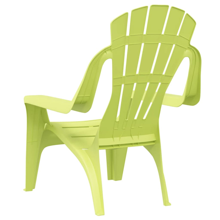 Kindertuinstoelen Hout-Look 37X34X44 Cm Polypropeen Groen