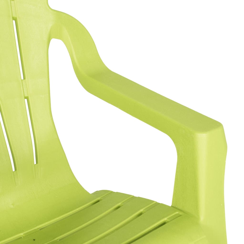 Kindertuinstoelen Hout-Look 37X34X44 Cm Polypropeen Groen