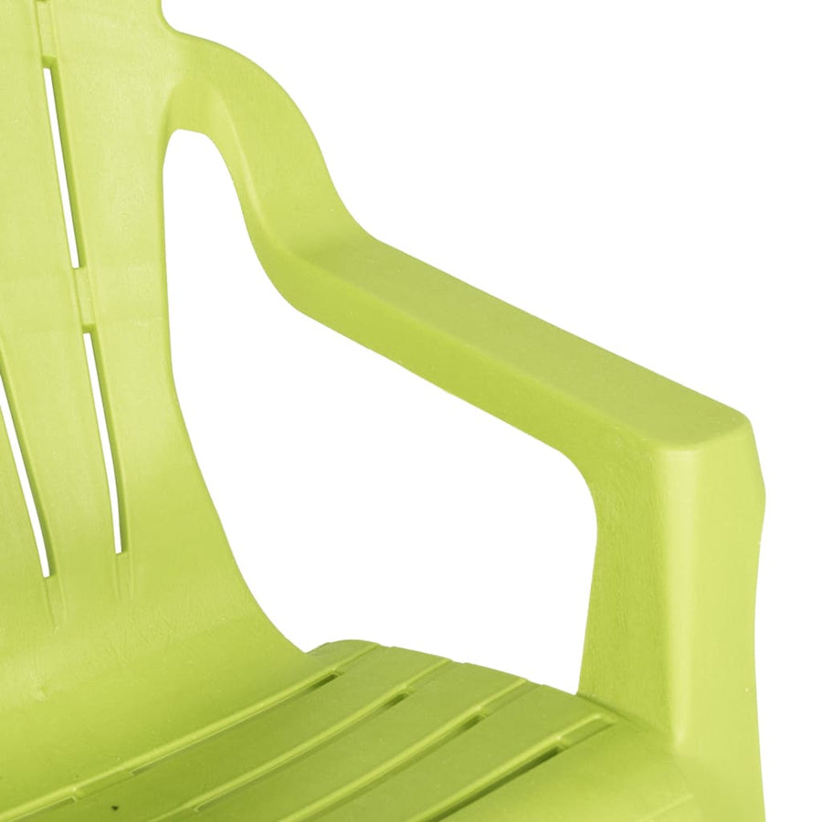 Kindertuinstoelen Hout-Look 37X34X44 Cm Polypropeen Groen