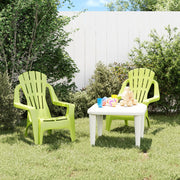 Kindertuinstoelen 2 st groen polypropeen 37x34x44 cm