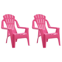 Kindertuinstoelen Hout-Look 37X34X44 Cm Polypropeen Roze