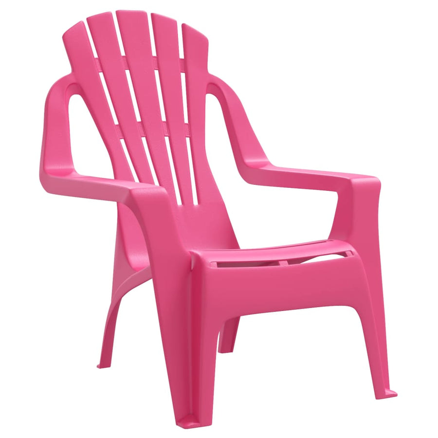 Kindertuinstoelen Hout-Look 37X34X44 Cm Polypropeen Roze