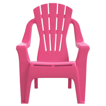 Kindertuinstoelen Hout-Look 37X34X44 Cm Polypropeen Roze