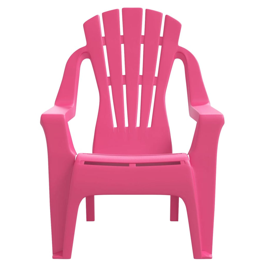Kindertuinstoelen Hout-Look 37X34X44 Cm Polypropeen Roze