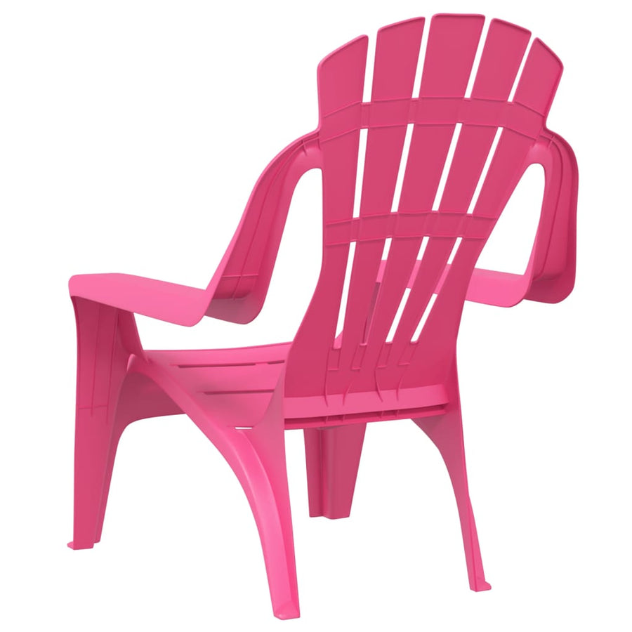 Kindertuinstoelen Hout-Look 37X34X44 Cm Polypropeen Roze