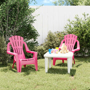 Kindertuinstoelen 2 st roze 37x34x44 cm polypropeen