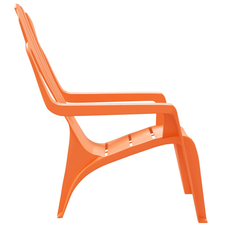 Kindertuinstoelen Hout-Look 37X34X44 Cm Polypropeen Oranje orange
