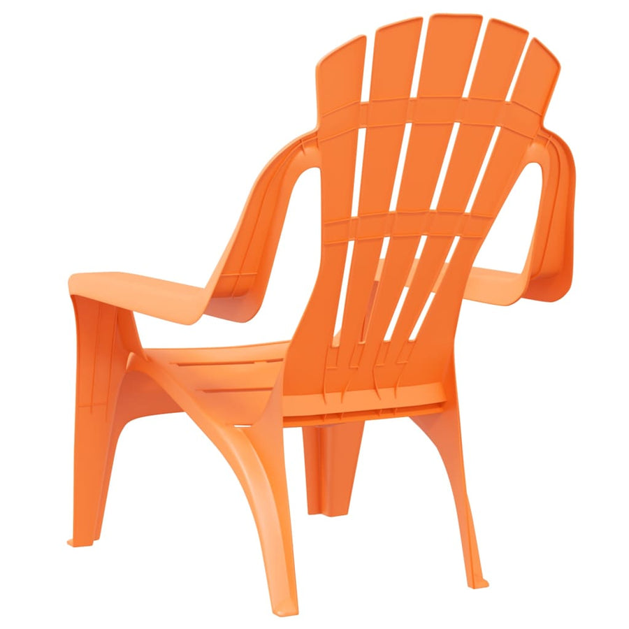 Kindertuinstoelen Hout-Look 37X34X44 Cm Polypropeen Oranje orange