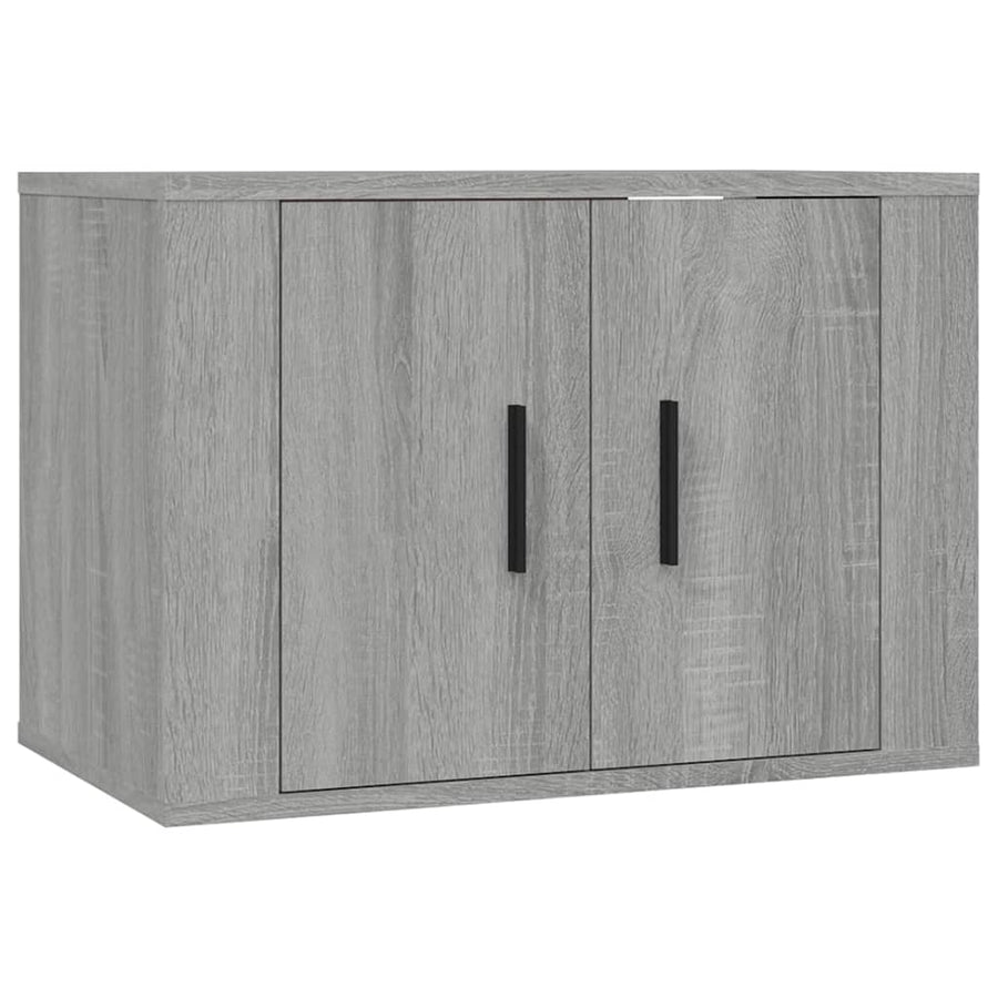 Tv-Wandmeubels 57X34,5X40 Cm Eikenkleurig 2 57 x 34.5 x 40 cm Grijs sonoma
