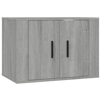 Tv-Wandmeubels 57X4,5X40 Cm Eikenkleurig 3 57 x 34.5 x 40 cm Grijs sonoma