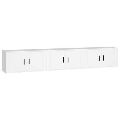 Tv-Wandmeubels 80X4,5X40 Cm 3 80 x 34.5 x 40 cm Wit