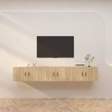 Tv-Wandmeubels 80X34,5X40 Cm Kleurig 80 x 34.5 x 40 cm Sonoma eiken