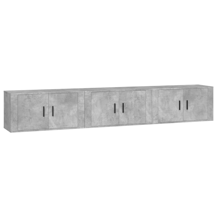 Tv-Wandmeubels 80X34,5X40 Cm 80 cm Betongrijs