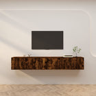 Tv-wandmeubels 3 st 80x34,5x40 cm gerookt eiken