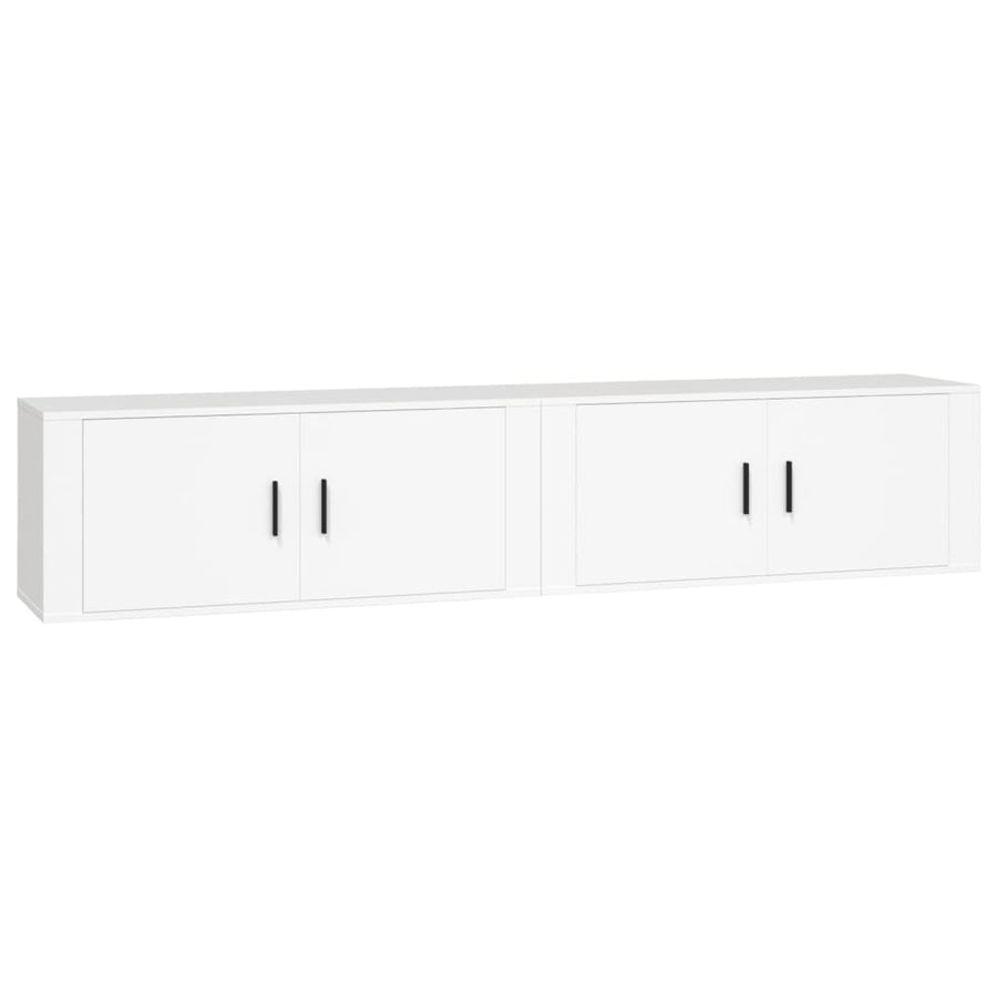 Tv-Wandmeubels 100X34,5X40 Cm 2 100 cm Wit