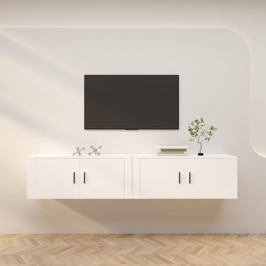 Tv-Wandmeubels 100X34,5X40 Cm 2 100 cm Wit